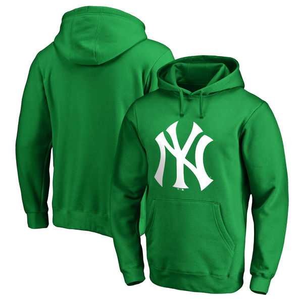 Men's New York Yankees Fanatics Branded Kelly Green St. Patrick's Day White Logo Pullover Hoodie,We sell and wholesale Men's New York Yankees Fanatics Branded Kelly Green St. Patrick's Day White Logo Pullover Hoodie on line form chian!